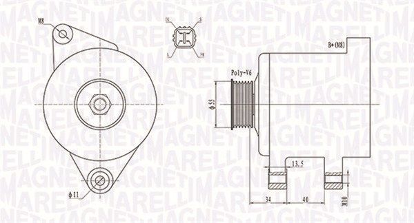 MAGNETI MARELLI Generaator 063731894010